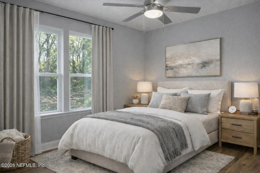 Furnished interior view inside a new home in , Jacksonville (Image 4).