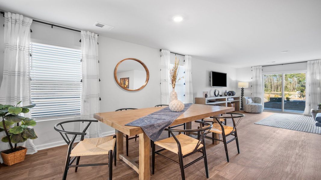 Furnished interior view inside a new home in The Groves at Bees Creek, Ridgeland (Image 15).