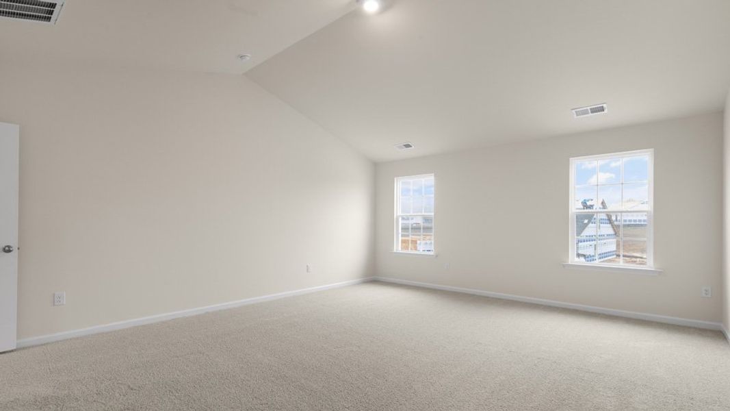 Spacious, unfurnished interior of a new home in The Estates at Edinborough, Gibsonville (Image 22).