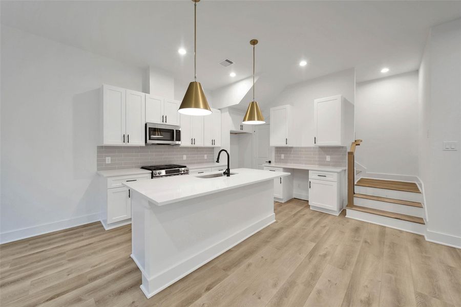 Furnished interior view inside a new home in , Houston (Image 16).