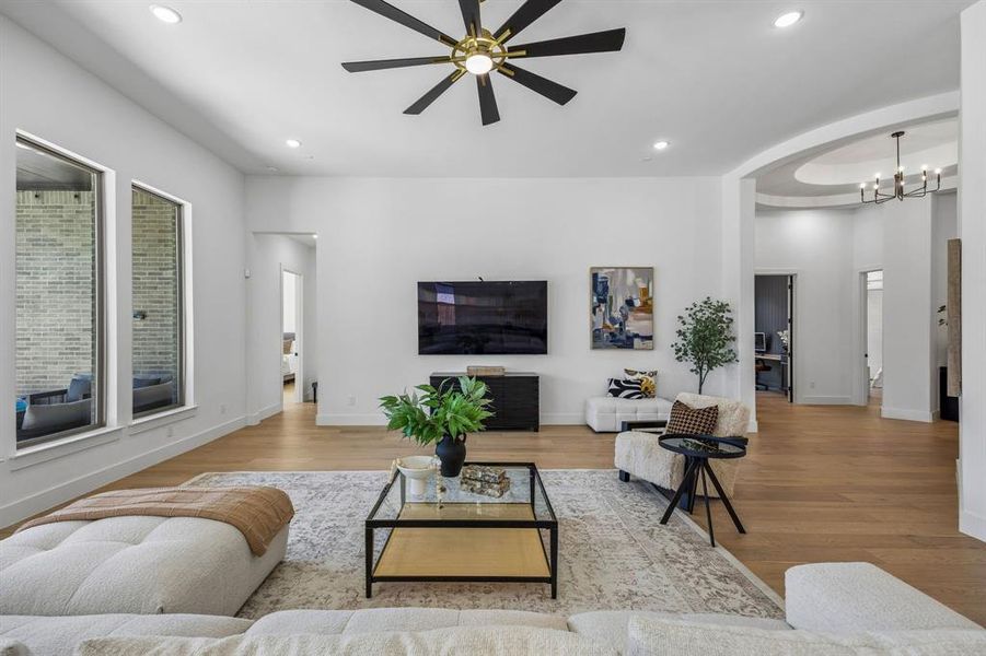 Furnished interior view inside a new home in , Prosper (Image 6).