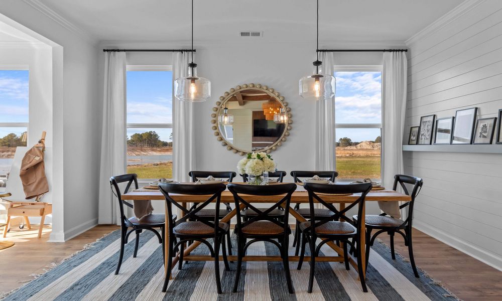 Representative furnished interior of a home built from the The Surfrider by Chesapeake Homes in The Willows, Loris (Image 12).