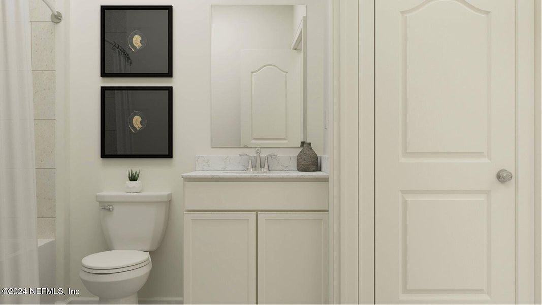 Furnished interior view inside a new home in Granary Park, Green Cove Springs (Image 11).