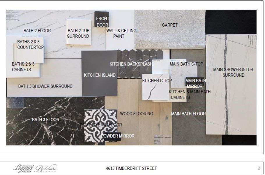 Representative photo of design selections