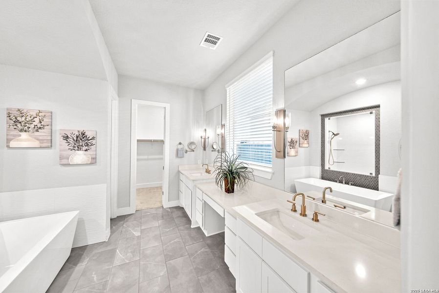Furnished interior view inside a new home in Ventana, Bulverde (Image 56).