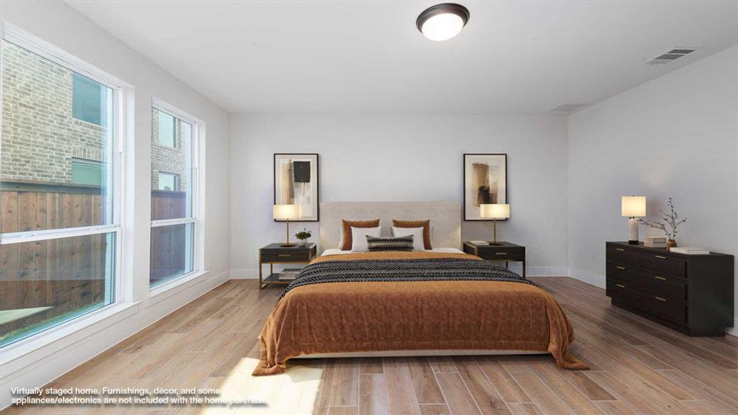 Furnished interior view inside a new home in The Parks At Wilson Creek 40', Celina (Image 5). Furnished interior view inside a new home in The Parks At Wilson Creek 40', Celina (Image 5).