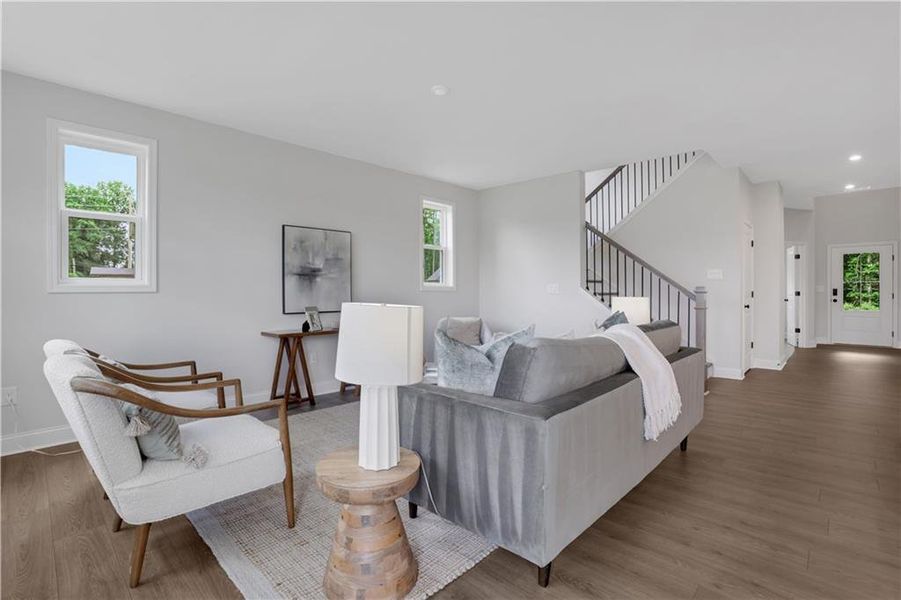 Furnished interior view inside a new home in Easton Walk, Lawrenceville (Image 33).