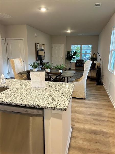 Furnished interior view inside a new home in Villages at Cedar Hill, Dallas (Image 5).