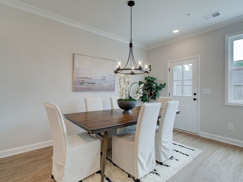 Furnished interior view inside a new home in Cherokee Township, Acworth (Image 12).