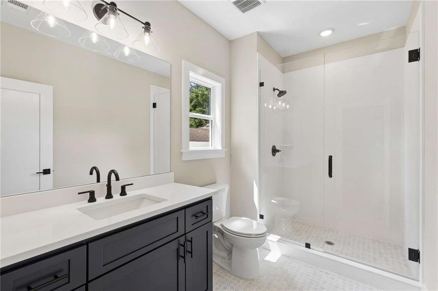 Furnished interior view inside a new home in , Atlanta (Image 37). Furnished interior view inside a new home in , Atlanta (Image 37).