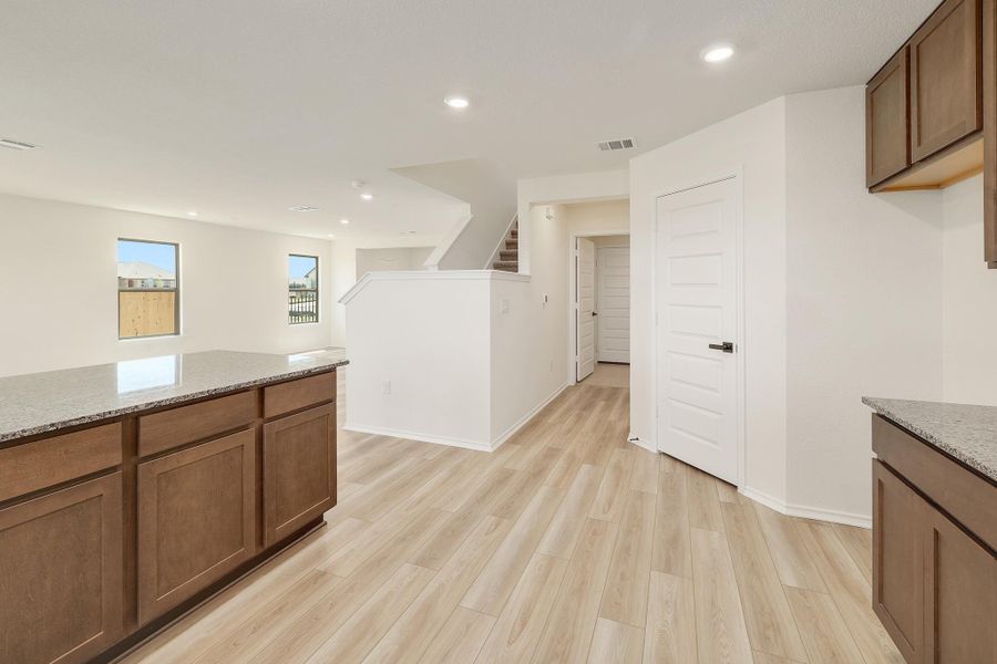 Furnished interior view inside a new home in Stoney Chase, Del Valle (Image 9).