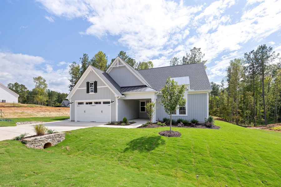 Representative exterior photo of a completed home built from the The Bradley by RobuckHomes in Baylee Ridge, Selma, NC (Image 53). Representative exterior photo of a completed home built from the The Bradley by RobuckHomes in Baylee Ridge, Selma, NC (Image 53).