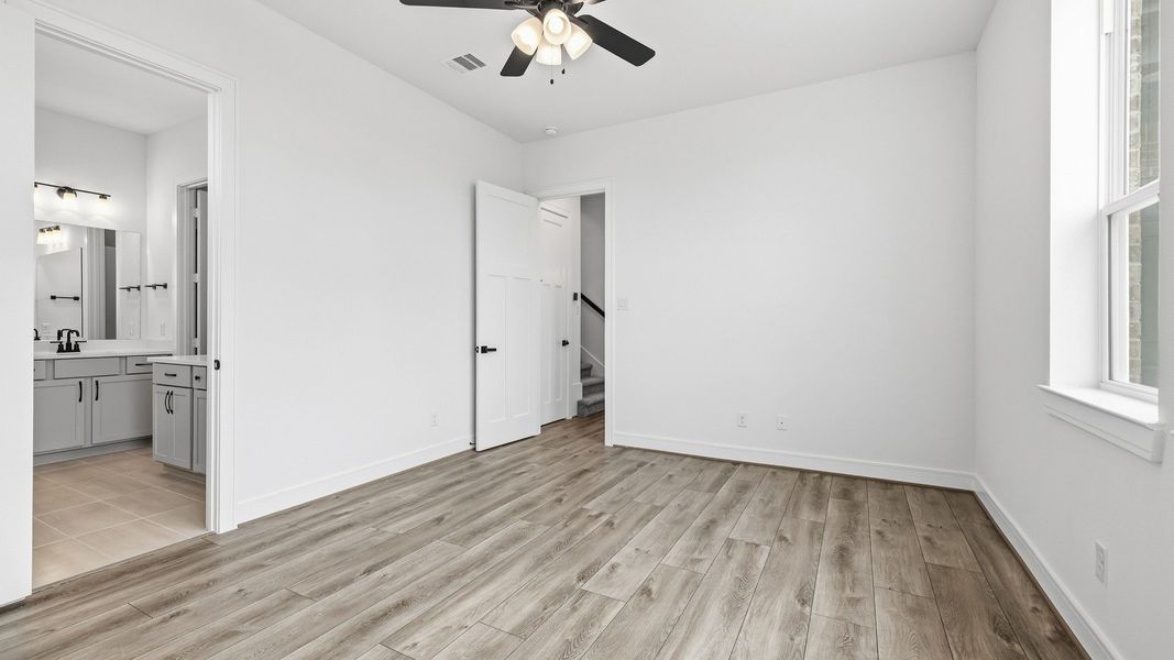 Representative furnished interior of a home built from the Solara by Brightland Homes in Bridgeland Central, Cypress (Image 11).