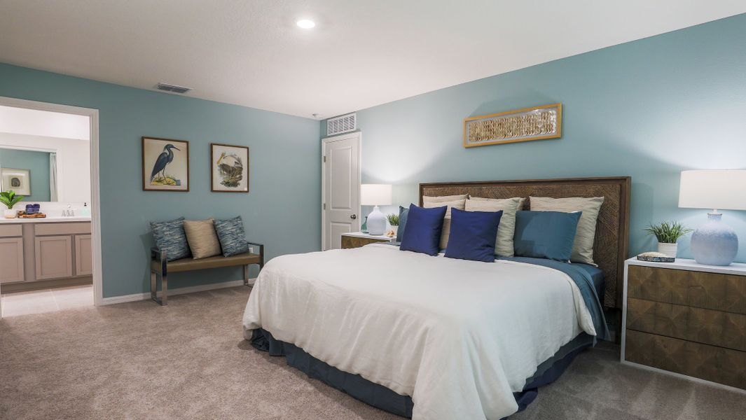 Representative furnished interior of a home built from the Iris by Maronda Homes in Labelle, Labelle (Image 16).