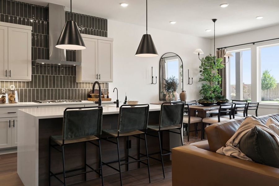 Furnished interior view inside a new home in Lagos Reserve, Manor (Image 13).