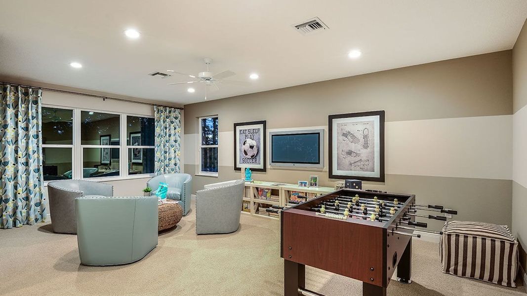 Furnished interior view inside a new home in Canoe Creek Real Estate and Homes for Sale in Parrish, FL - Neal Communities, Parrish (Image 34).