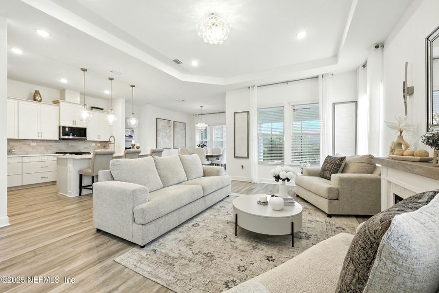 Furnished interior view inside a new home in Reverie at TrailMark, St. Augustine (Image 30). Furnished interior view inside a new home in Reverie at TrailMark, St. Augustine (Image 30).