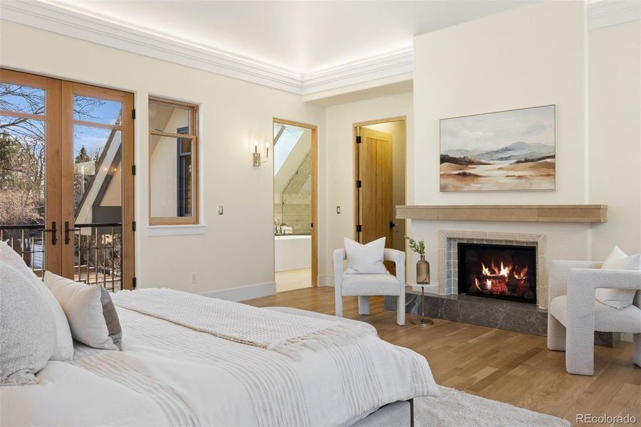 Furnished interior view inside a new home in , Denver (Image 10).