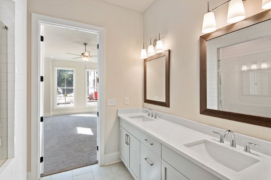 Representative furnished interior of a home built from the The Hillsdale by The Providence Group in Waterhaven, Cumming (Image 10).