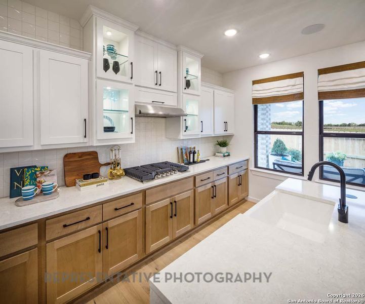 Furnished interior view inside a new home in Meyer Ranch, New Braunfels (Image 29).