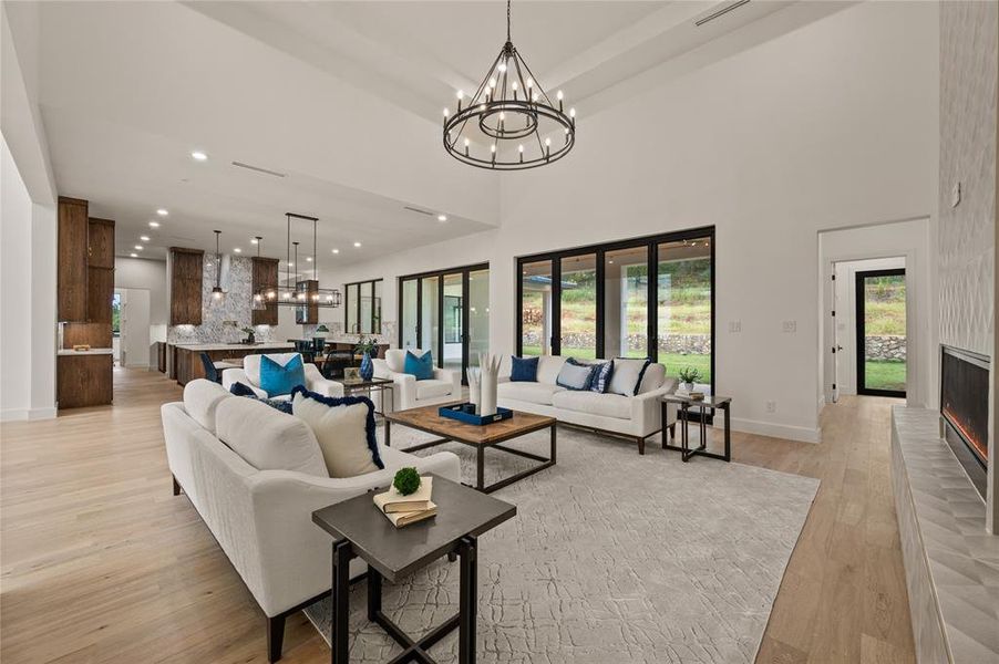 Furnished interior view inside a new home in , Southlake (Image 13).