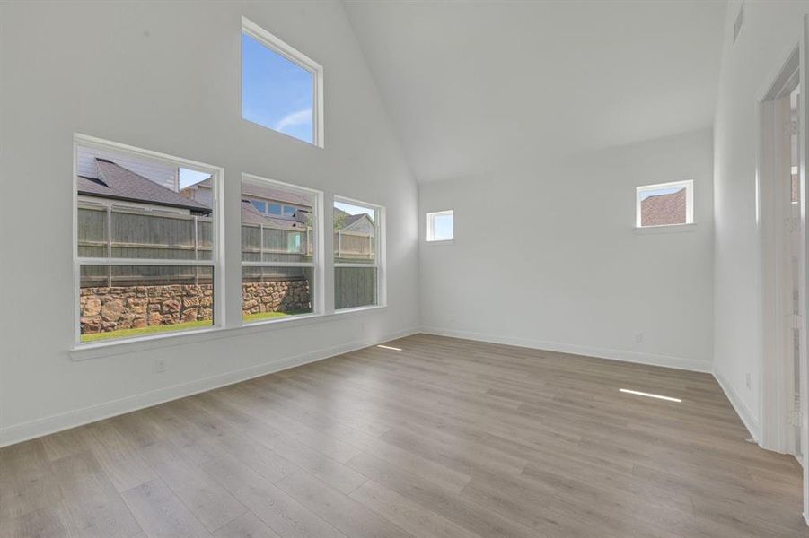 Spacious, unfurnished interior of a new home in Pecan Square – Classics, Northlake (Image 27).