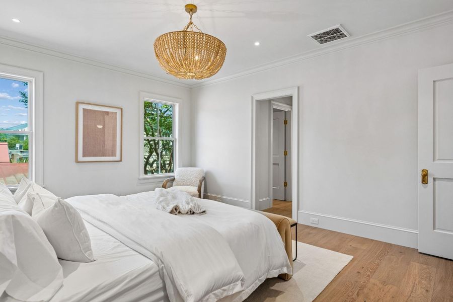 Furnished interior view inside a new home in , Charleston (Image 43).
