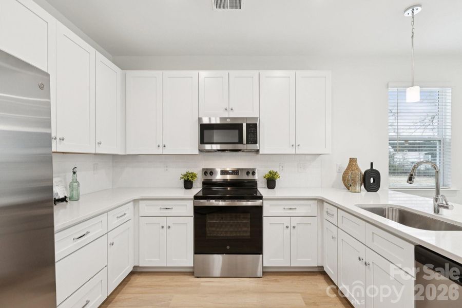 Furnished interior view inside a new home in , Monroe (Image 17).