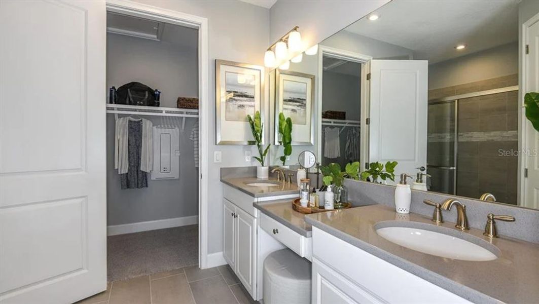 Furnished interior view inside a new home in Esplanade at Azario Lakewood Ranch, Bradenton (Image 11).