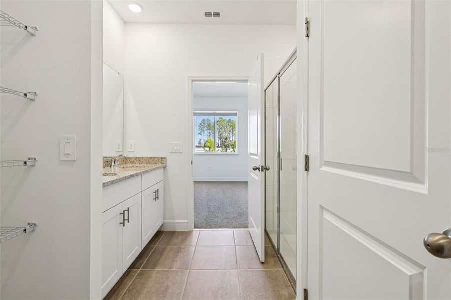 Furnished interior view inside a new home in Cyrene at Minneola - Villas, Minneola (Image 8).