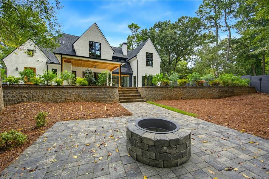 Exterior details and patio area of a home in , Atlanta (Image 51).