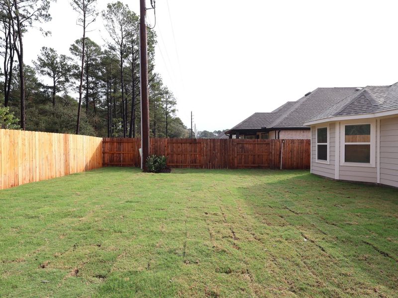 Exterior details and patio area of a home in Sorella, Tomball (Image 21). Exterior details and patio area of a home in Sorella, Tomball (Image 21).