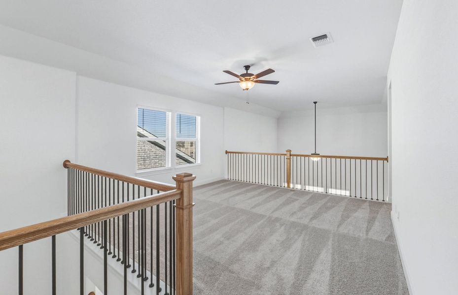 Spacious, unfurnished interior of a new home in Santa Rita Ranch, Liberty Hill (Image 47). Spacious, unfurnished interior of a new home in Santa Rita Ranch, Liberty Hill (Image 47).