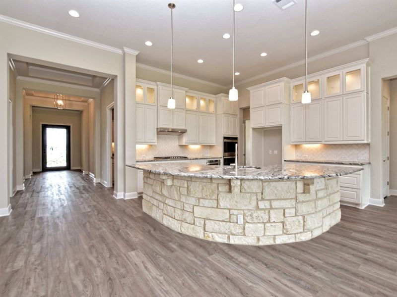 Representative furnished interior of a home built from the Siena III by Giddens Homes in Clearwater Ranch, Liberty Hill (Image 123).
