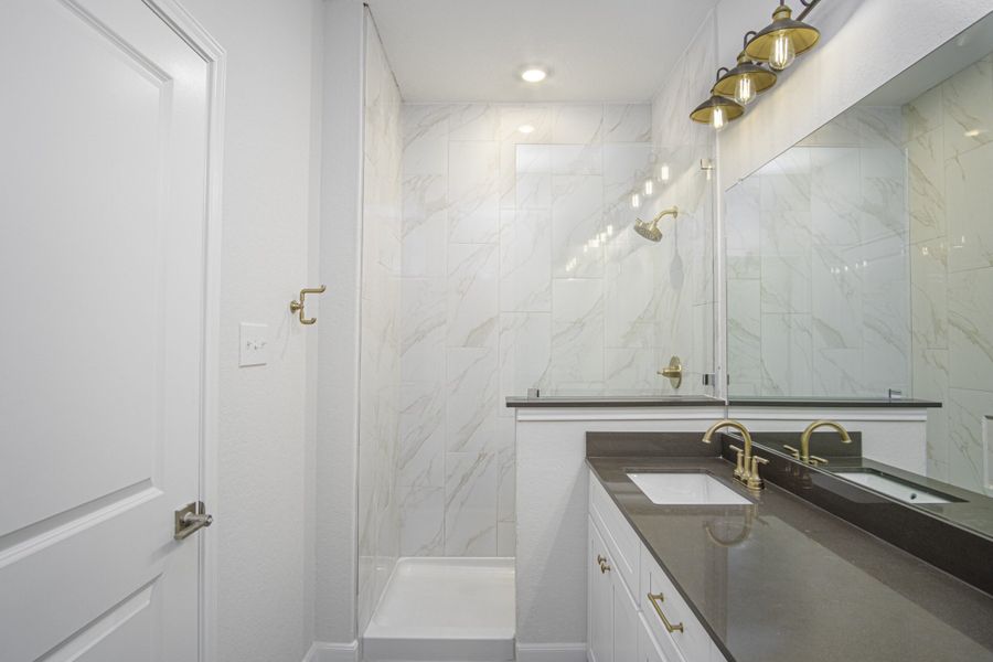 Representative furnished interior of a home built from the The Palmer by Rosehaven Homes in Magnolia Village, San Antonio (Image 8).