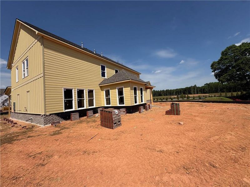 Exterior details and patio area of a home in The Tillery, Marietta (Image 35).