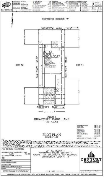 2D floor plan layout of this home in Northpark South, Porter, TX (Image 2).