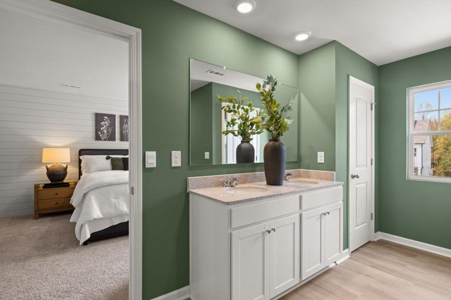 Furnished interior view inside a new home in Hughes Court, Dawsonville (Image 18).