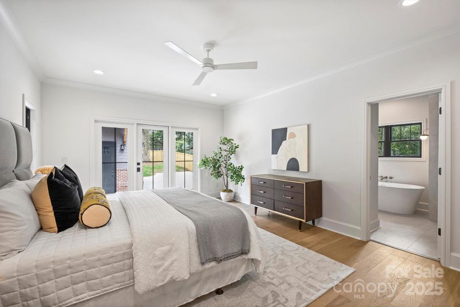 Furnished interior view inside a new home in , Charlotte (Image 33).