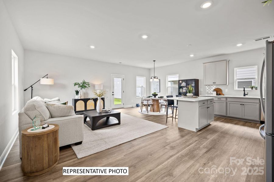 Furnished interior view inside a new home in Arbor Village, Matthews (Image 10).