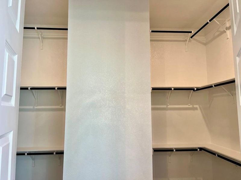 View of spacious closet