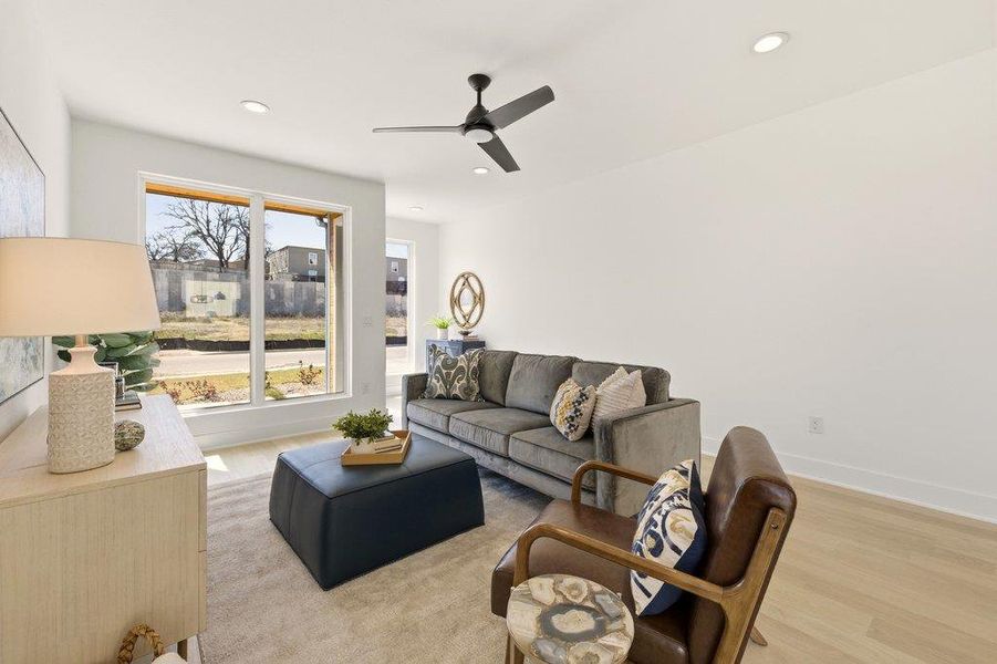 Furnished interior view inside a new home in , Austin (Image 16).