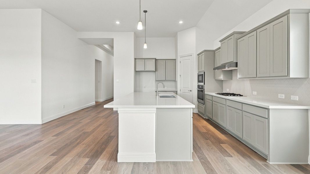 Furnished interior view inside a new home in Green Meadows Classic, Celina (Image 33).