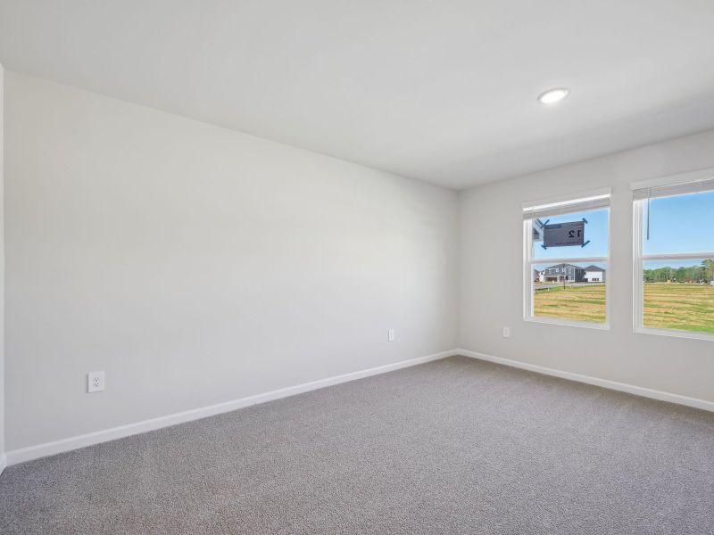 Spacious, unfurnished interior of a new home in Cadence Meadows Townes, Zebulon (Image 16). Spacious, unfurnished interior of a new home in Cadence Meadows Townes, Zebulon (Image 16).