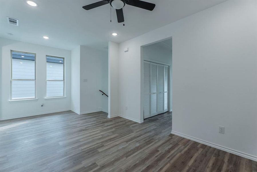 Upstairs open sitting area Upstairs open sitting area