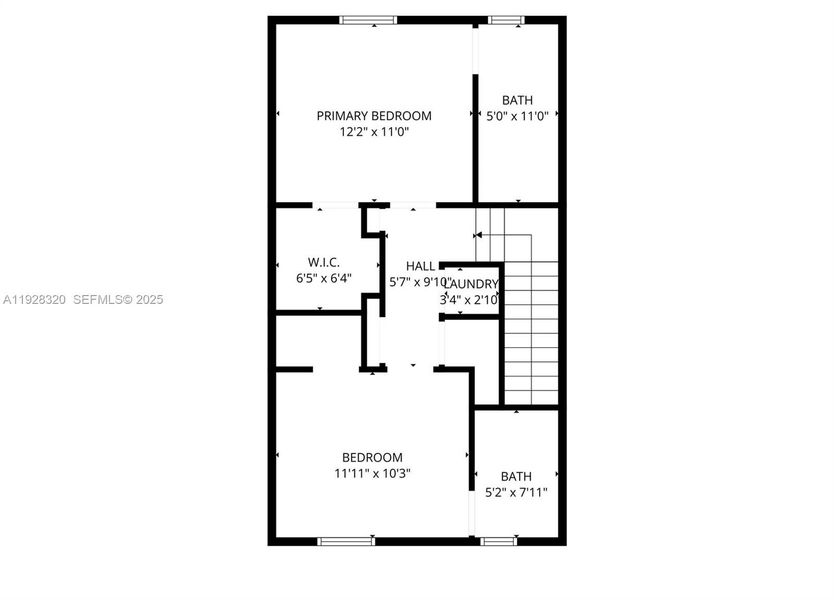 2D floor plan layout of this home in , Homestead, FL (Image 5).
