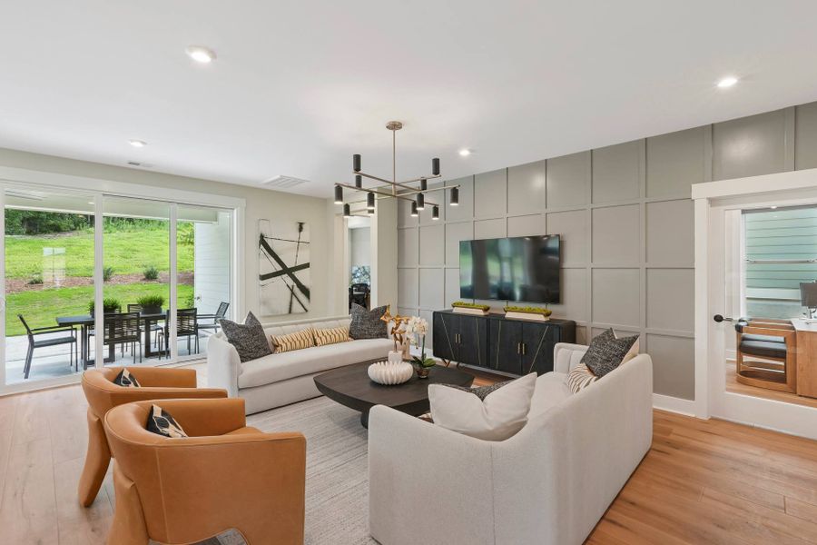 Image 12 representing the Longleaf Way by Tri Pointe Homes in Altis At Serenity, Fuquay Varina, NC.