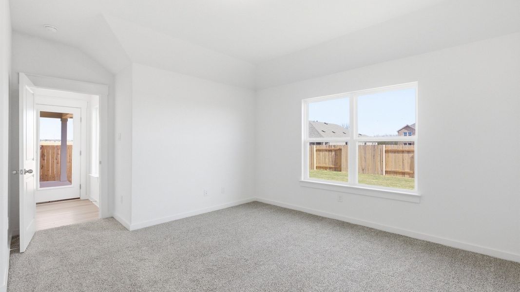 Furnished interior view inside a new home in Infinity Square, Kyle (Image 17).