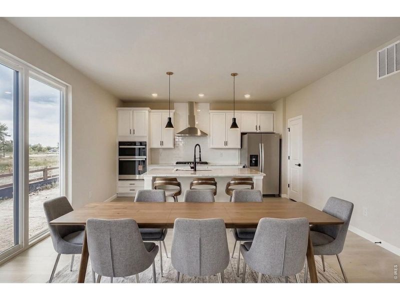 Furnished interior view inside a new home in Country Club Reserve, Fort Collins (Image 6). Furnished interior view inside a new home in Country Club Reserve, Fort Collins (Image 6).