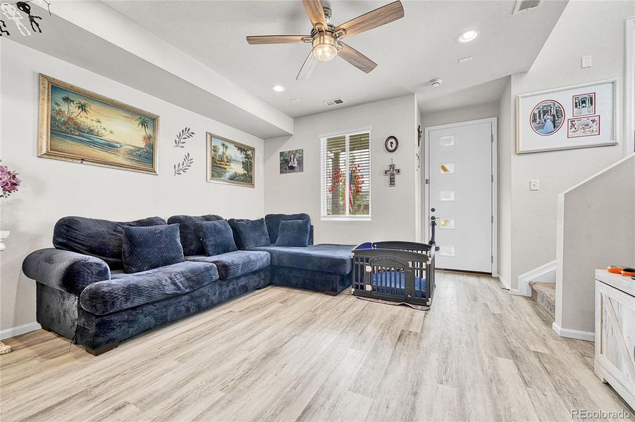 Furnished interior view inside a new home in Urban Collection at Copperleaf, Aurora (Image 8).